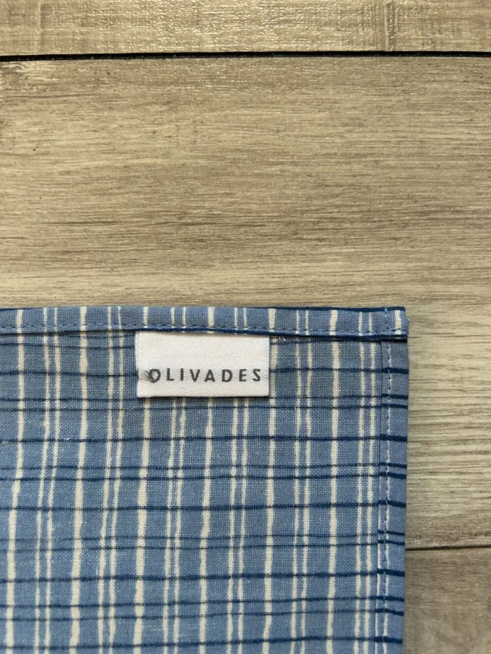 4 Olivades France Plaid Dinner Napkins 17